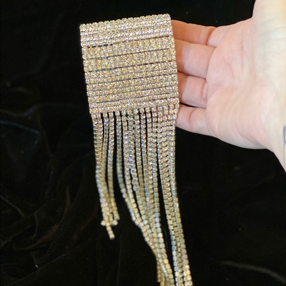 Rhinestone cuff